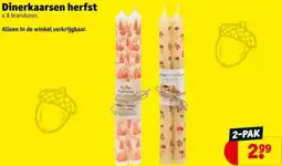 Kruidvat Dinerkaarsen herfst aanbieding