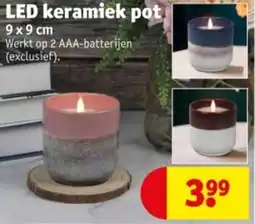 Kruidvat LED keramiek pot aanbieding