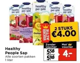 Vomar Voordeelmarkt Healthy People Sap aanbieding