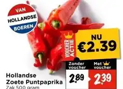 Vomar Voordeelmarkt Hollandse Zoete Puntpaprika aanbieding