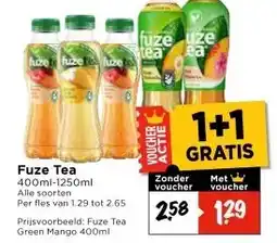 Vomar Voordeelmarkt Fuze Tea aanbieding
