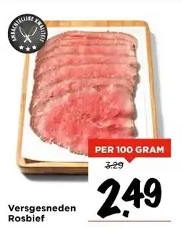 Vomar Voordeelmarkt Versgesneden Rosbief aanbieding