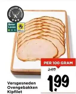 Vomar Voordeelmarkt Versgesneden Ovengebakken Kipfilet aanbieding