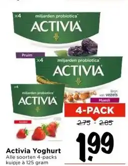 Vomar Voordeelmarkt Activia Yoghurt aanbieding