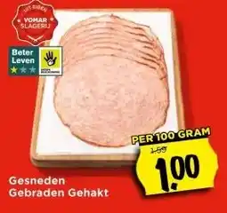 Vomar Voordeelmarkt Gesneden Gebraden Gehakt aanbieding