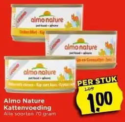 Vomar Voordeelmarkt Almo Nature Kattenvoeding aanbieding