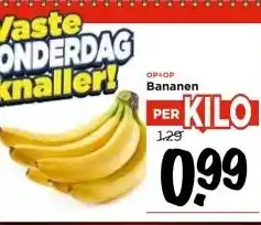 Vomar Voordeelmarkt Bananen aanbieding