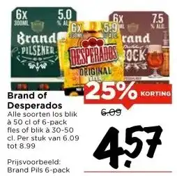 Vomar Voordeelmarkt Brand of Desperados aanbieding