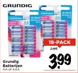 Vomar Voordeelmarkt Grundig Batterijen aanbieding