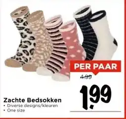 Vomar Voordeelmarkt Zachte Bedsokken aanbieding