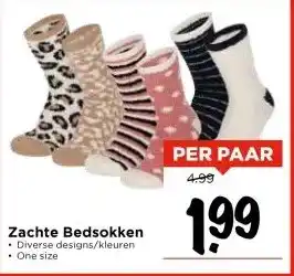 Vomar Voordeelmarkt Zachte Bedsokken aanbieding