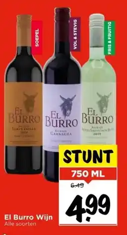 Vomar Voordeelmarkt El Burro Wijn aanbieding