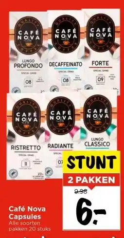 Vomar Voordeelmarkt Café Nova Capsules aanbieding