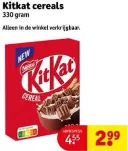 Kruidvat Kitkat cereals aanbieding