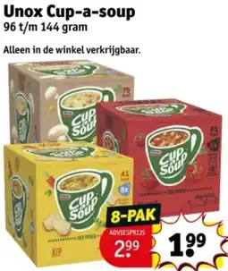 Kruidvat Unox Cup-a-soup aanbieding