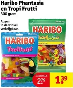 Kruidvat Haribo Phantasia en Tropi Frutti aanbieding