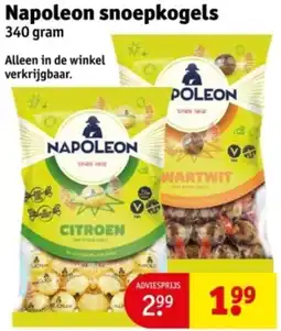 Kruidvat Napoleon snoepkogels aanbieding