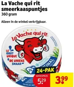 Kruidvat La Vache qui rit smeerkaaspuntjes aanbieding