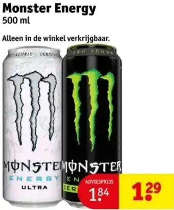 Kruidvat Monster Energy aanbieding