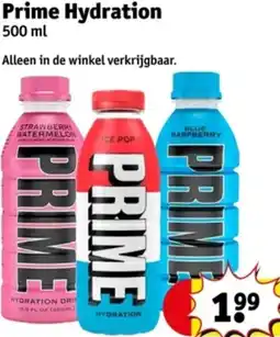 Kruidvat Prime Hydration aanbieding