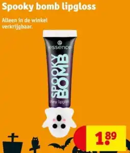 Kruidvat Spooky bomb lipgloss aanbieding