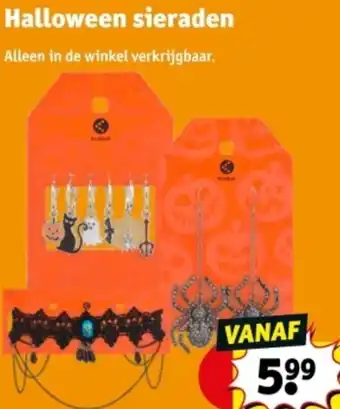 Kruidvat Halloween sieraden aanbieding