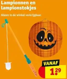 Kruidvat Lampionnen en lampionstokjes aanbieding