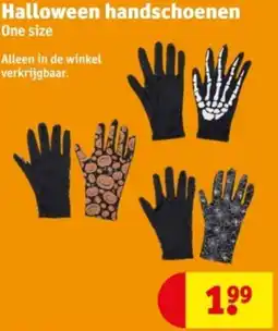 Kruidvat Halloween handschoenen aanbieding