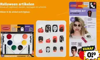 Kruidvat Halloween artikelen aanbieding
