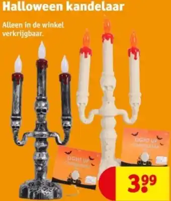 Kruidvat Halloween kandelaar aanbieding