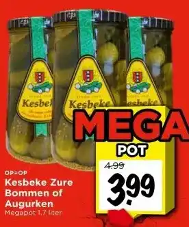 Vomar Voordeelmarkt Kesbeke Zure Bommen of Augurken aanbieding