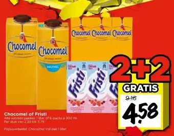 Vomar Voordeelmarkt Chocomel of Fristi aanbieding