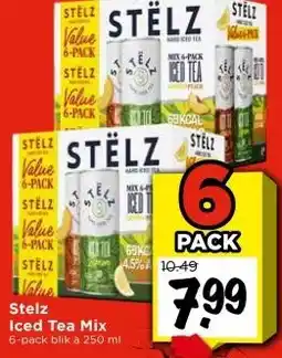 Vomar Voordeelmarkt Stelz Iced Tea Mix aanbieding