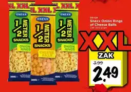 Vomar Voordeelmarkt Snexx Onion Rings of Cheese Balls aanbieding