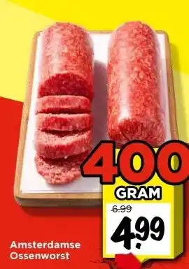 Vomar Voordeelmarkt Amsterdamse Ossenworst aanbieding