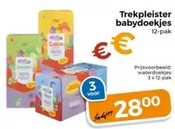 Trekpleister Trekpleister babydoekjes aanbieding