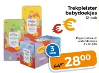 Trekpleister Trekpleister babydoekjes aanbieding