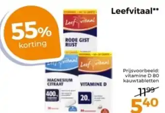Trekpleister Leefvitaal aanbieding
