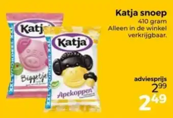 Trekpleister Katja snoep aanbieding
