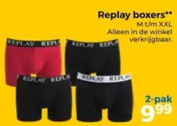 Trekpleister Replay boxers aanbieding