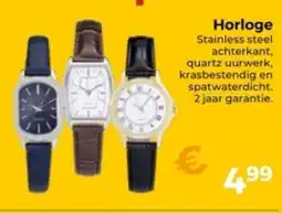 Trekpleister Horloge aanbieding