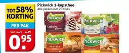 Hoogvliet Pickwick 1 kopsthee aanbieding
