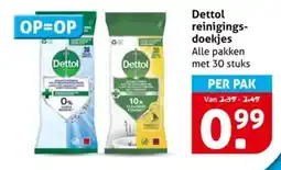 Hoogvliet Dettol reinigings doekjes aanbieding