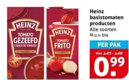 Hoogvliet Heinz basistomaten producten aanbieding