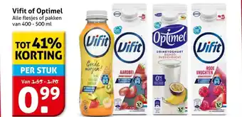 Hoogvliet Vifit of Optimel aanbieding