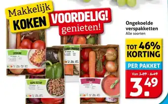Hoogvliet Ongekoelde verspakketten aanbieding