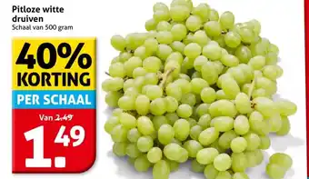 Hoogvliet Pitloze witte druiven aanbieding