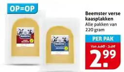 Hoogvliet Beemster verse kaasplakken aanbieding