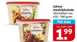 Hoogvliet Johma maaltijdsalade aanbieding