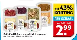 Hoogvliet Daily Chef Hollandse maaltijd of stamppot aanbieding